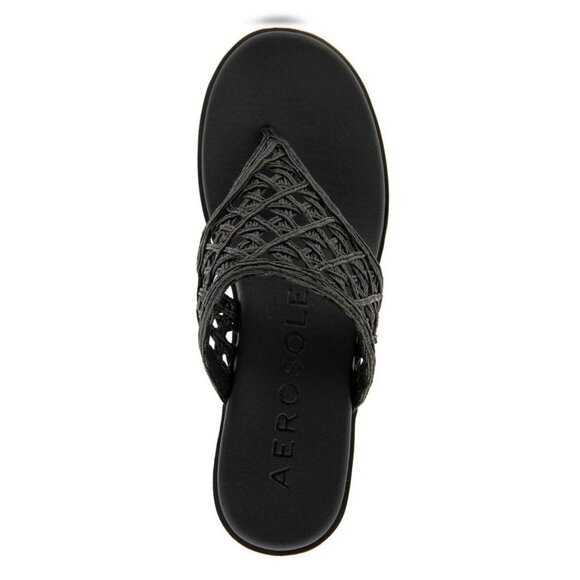 Aerosoles Women's Ivie Round Toe Wedge Sandals - Picture 4 of 4